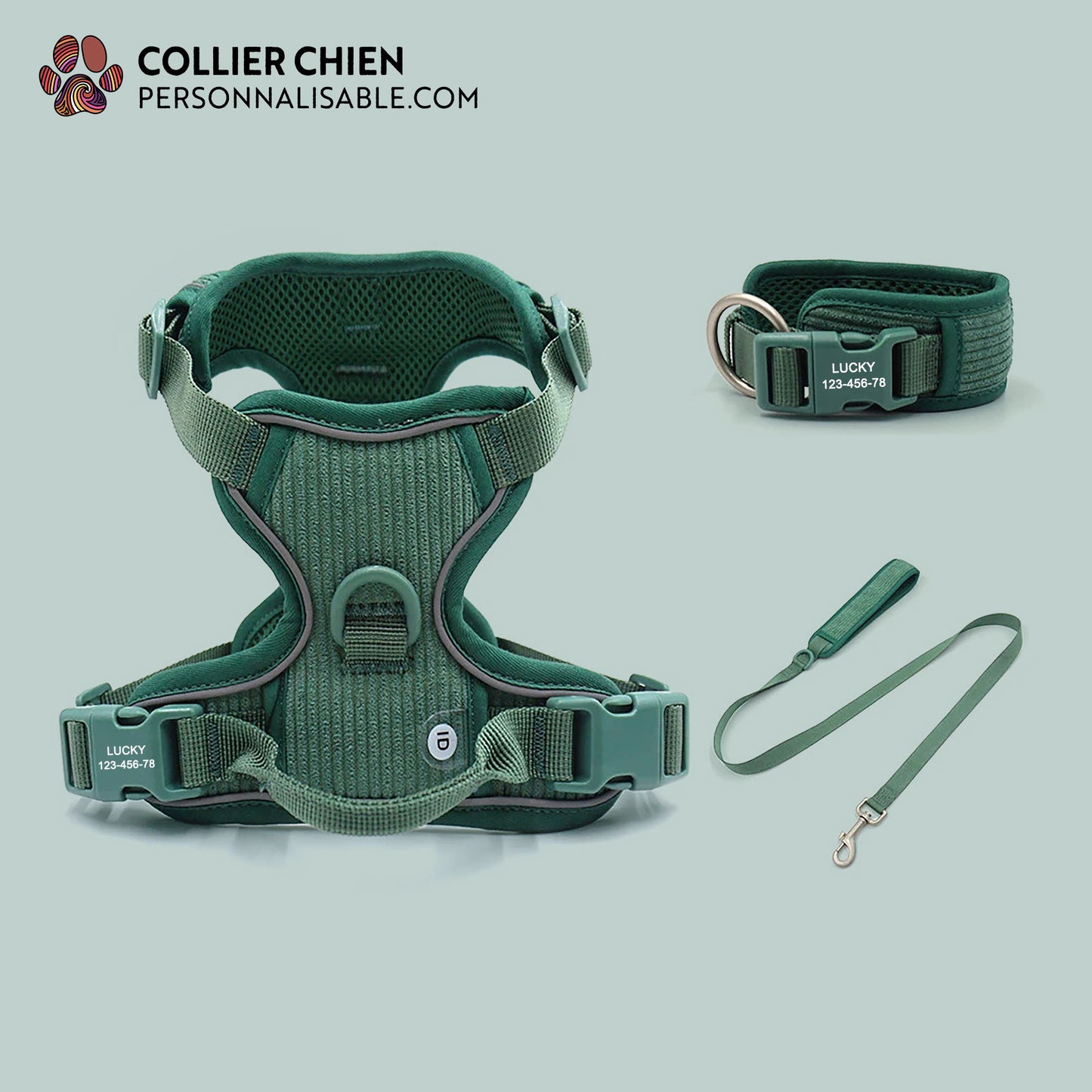 COMFY SPORT - Kit molletonné haut de gamme vert profond