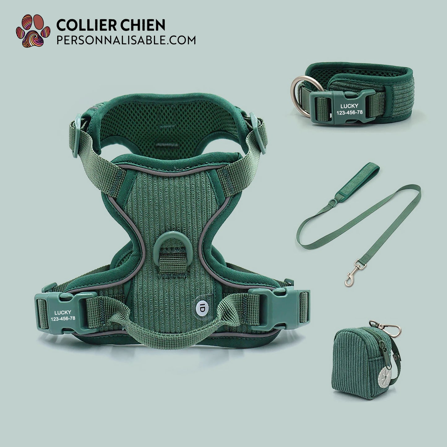 COMFY SPORT - Kit molletonné haut de gamme vert profond