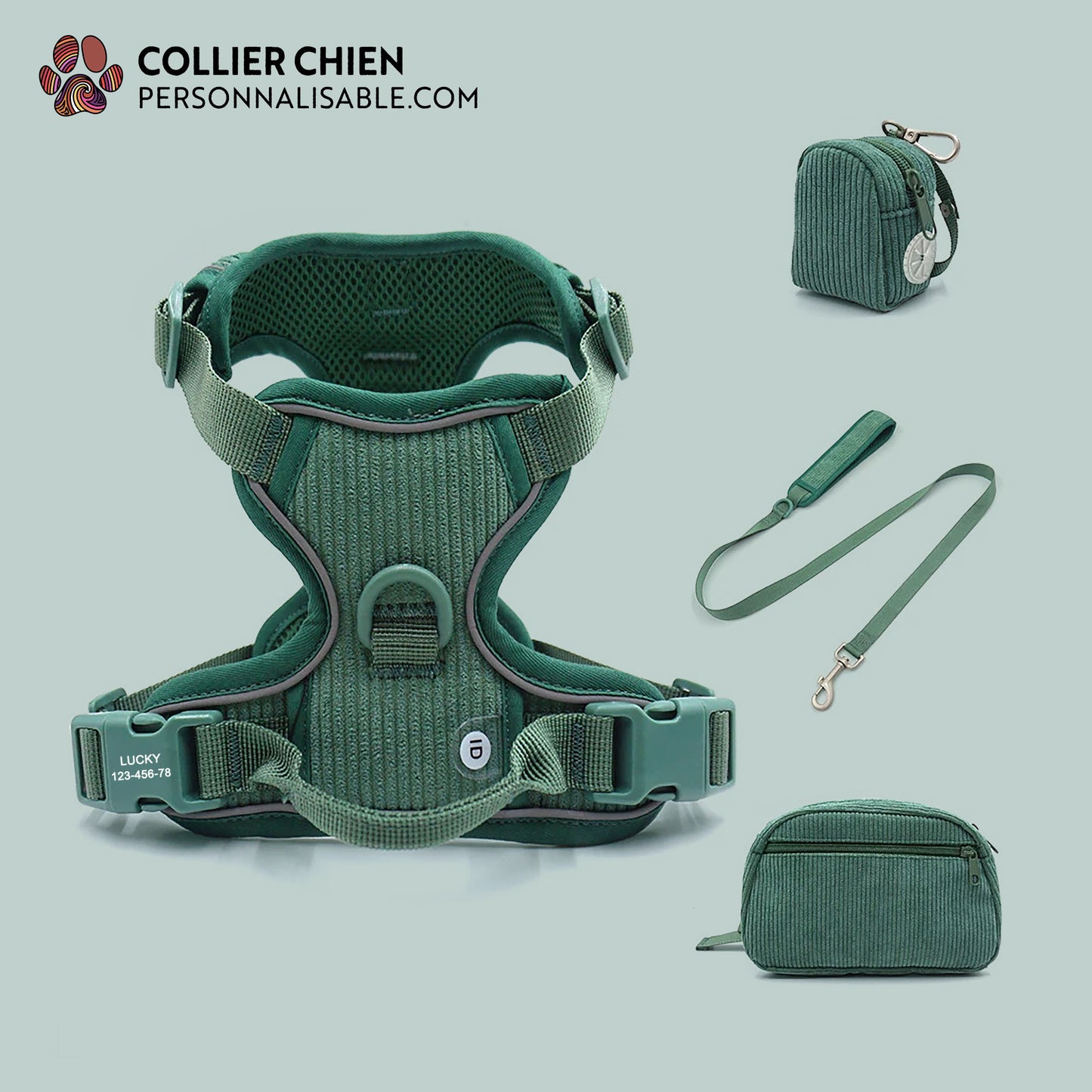 COMFY SPORT - Kit molletonné haut de gamme vert profond