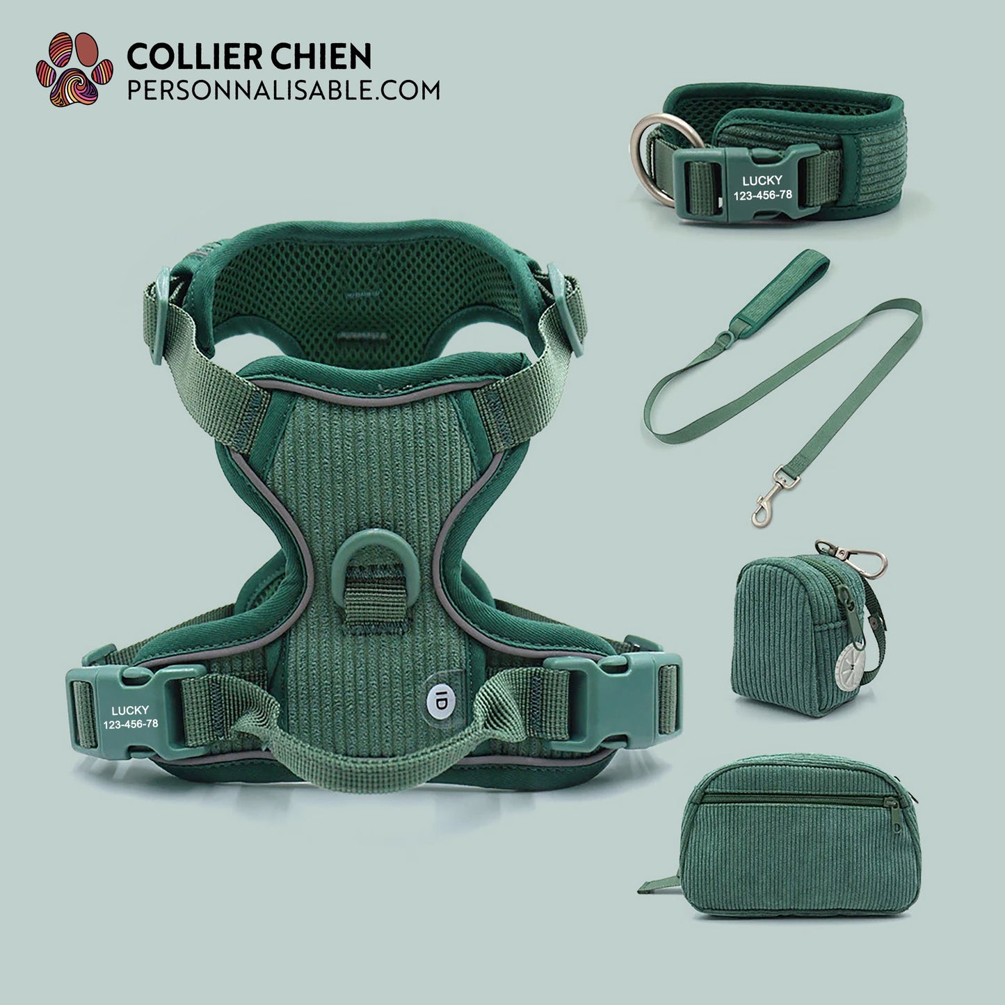 COMFY SPORT - Kit molletonné haut de gamme vert profond