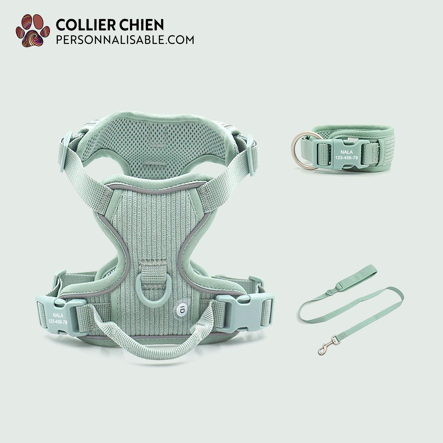 COMFY SPORT - Kit molletonné haut de gamme vert sauge