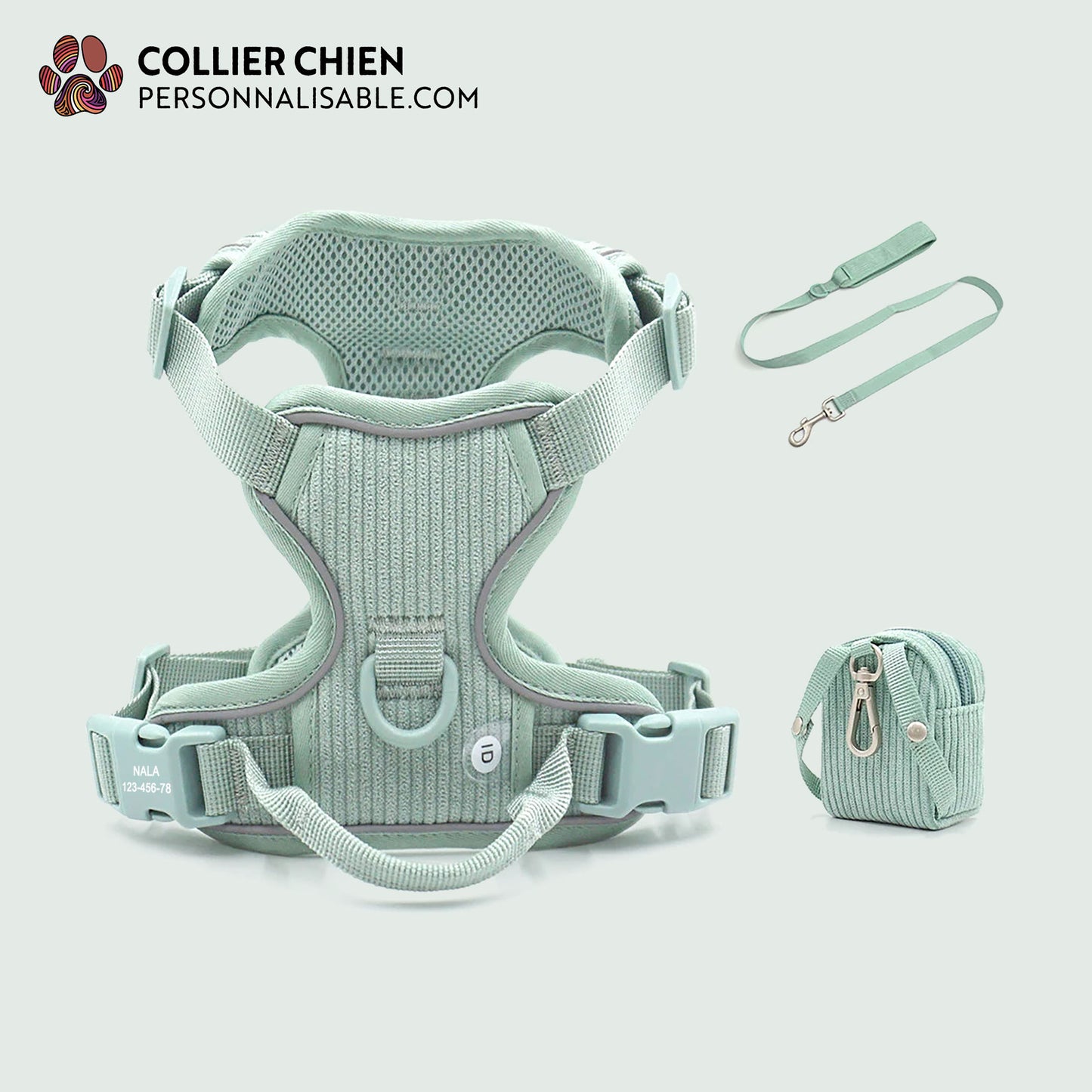 COMFY SPORT - Kit molletonné haut de gamme vert sauge