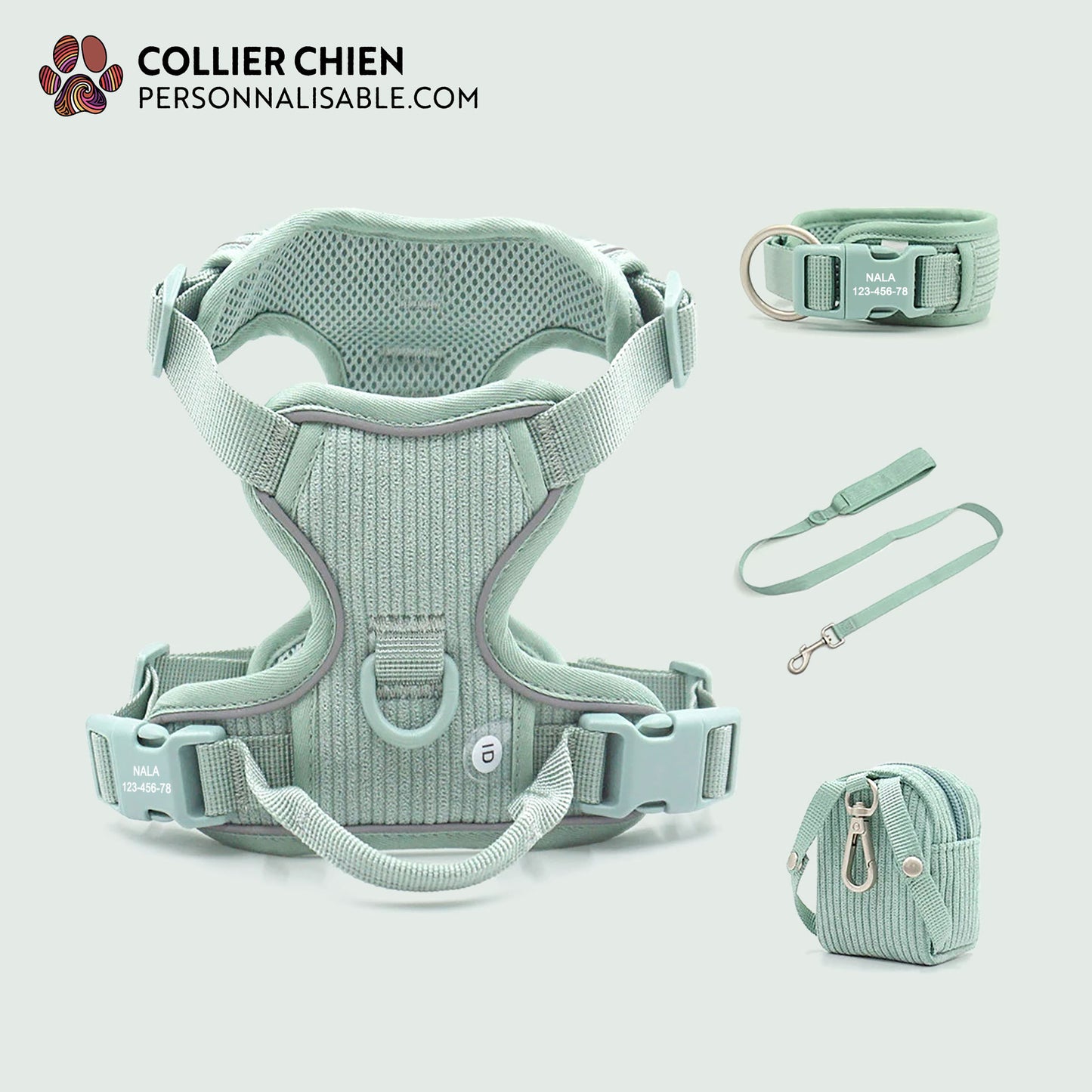 COMFY SPORT - Kit molletonné haut de gamme vert sauge