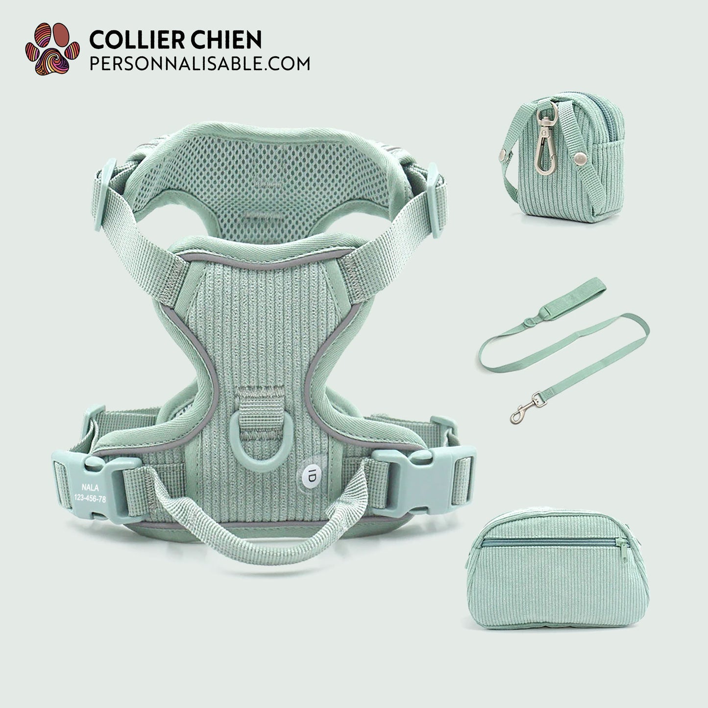 COMFY SPORT - Kit molletonné haut de gamme vert sauge