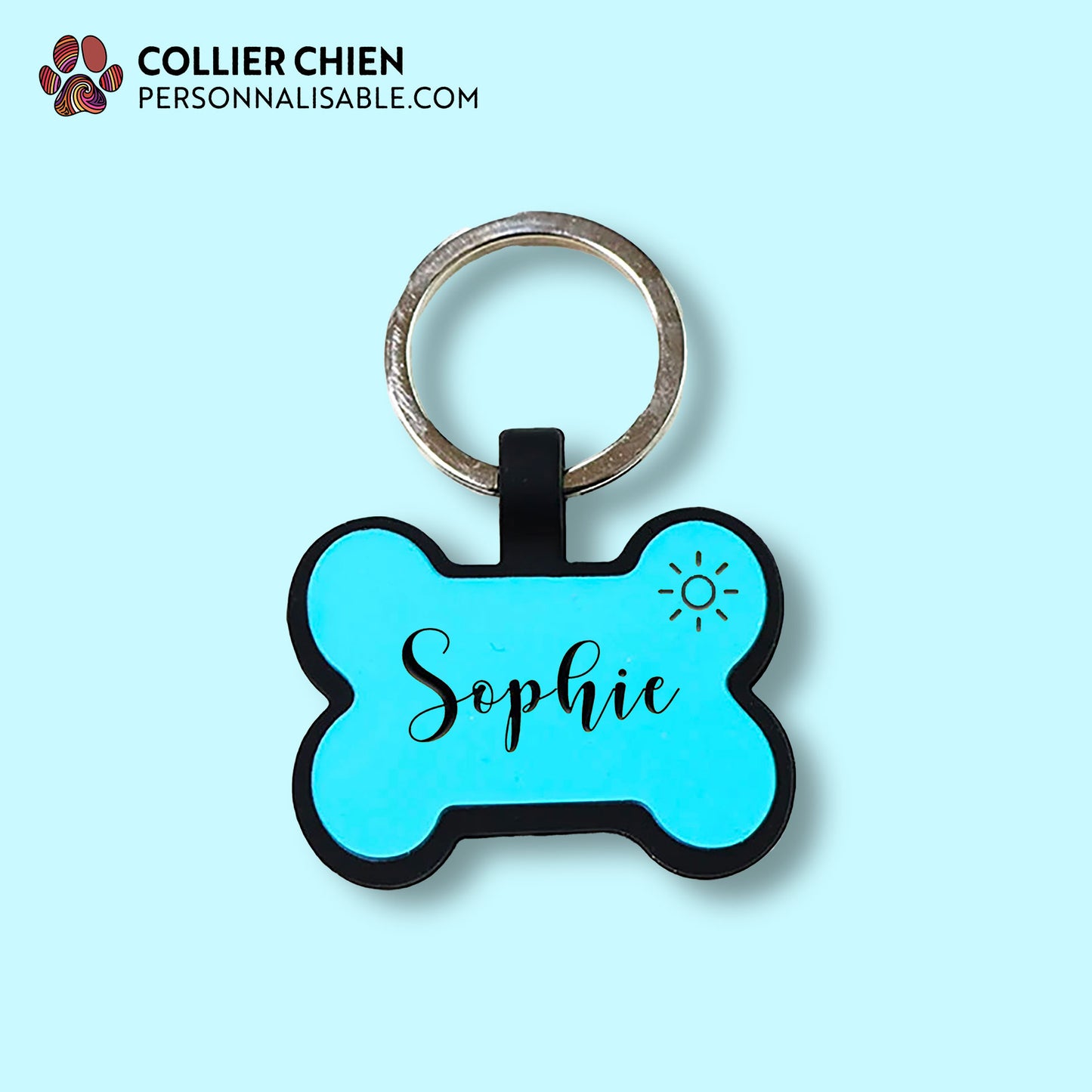 SILLY BONE - Médaille os en silicone moulée