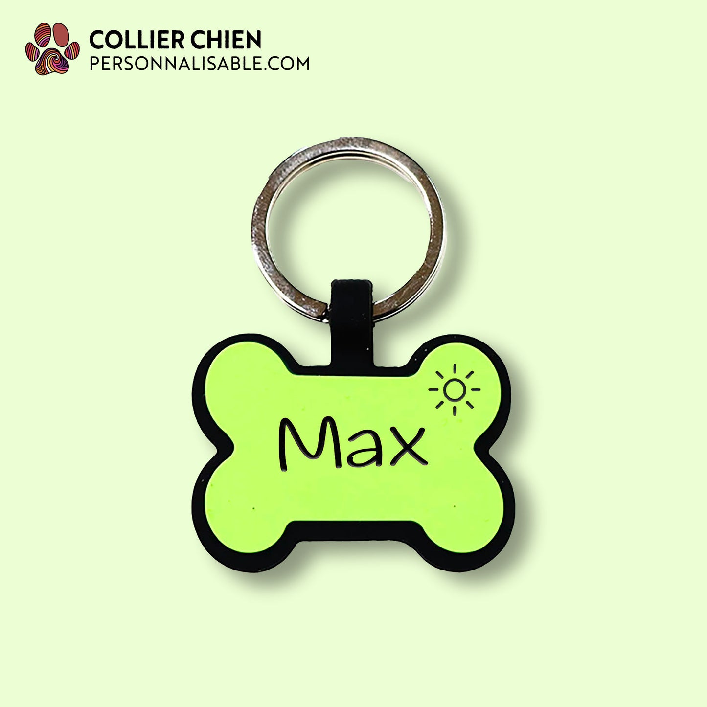 SILLY BONE - Médaille os en silicone moulée