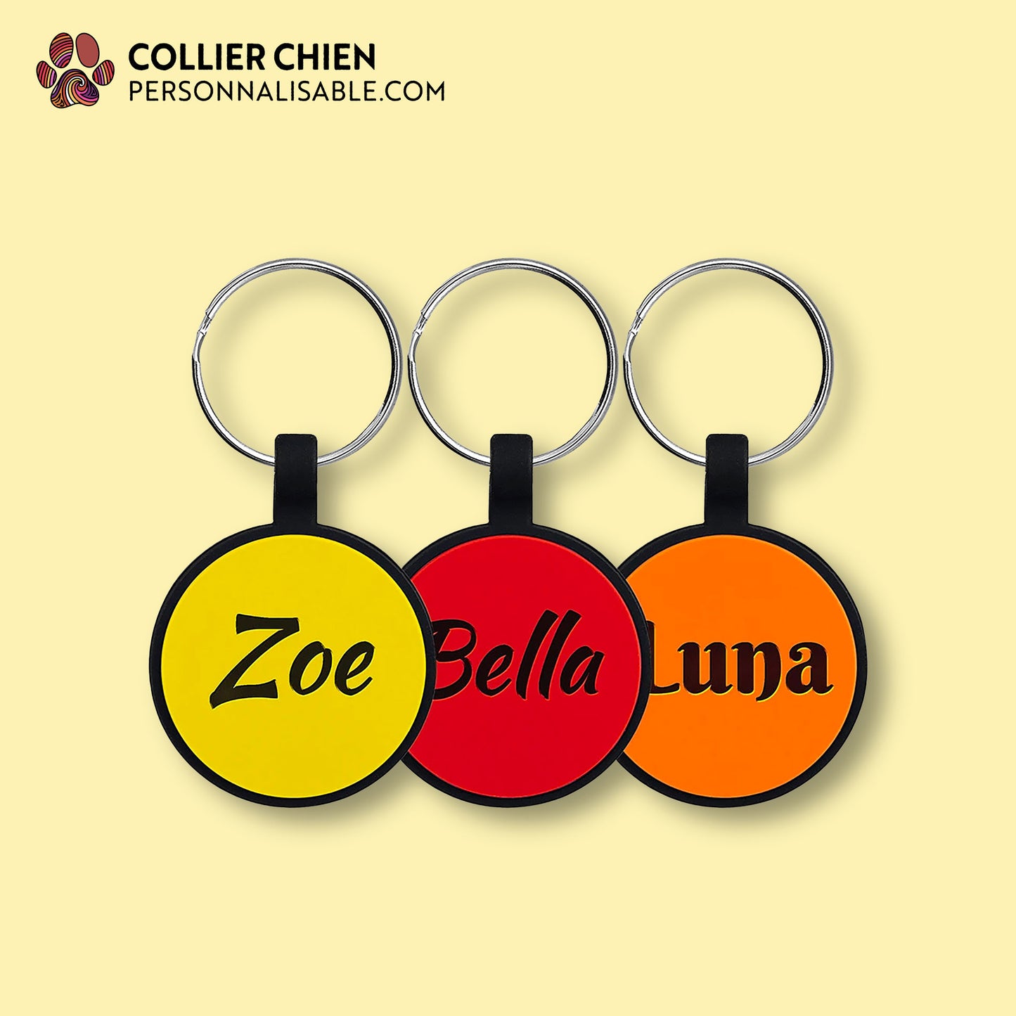 ESSENTIELLE - Médaille ronde moulée en silicone