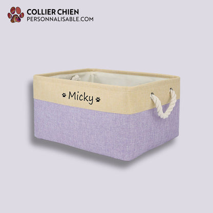 ORGANIZ'TOUTOU - Panier de rangement pliable