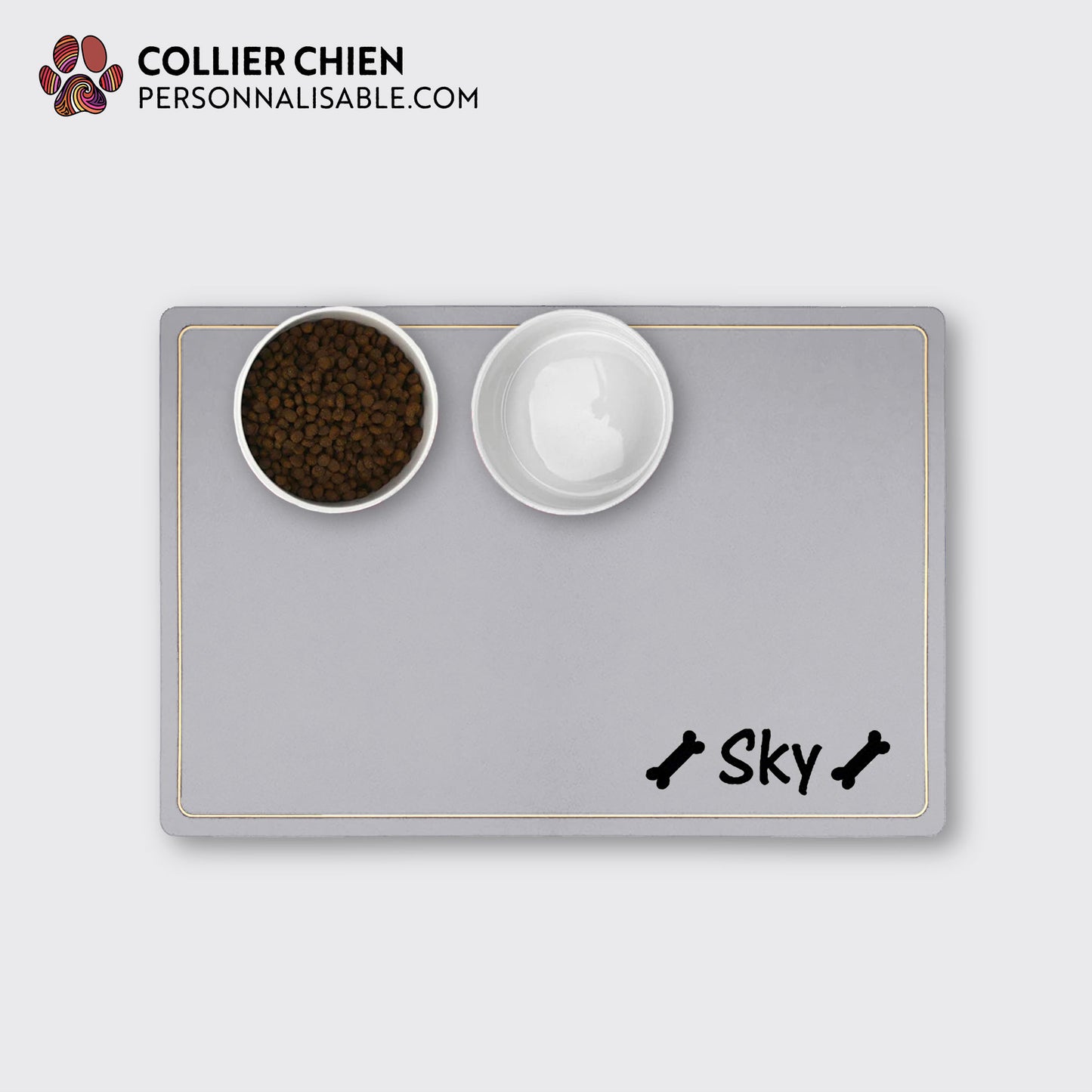 GOURMET ZEN - Tapis anti-éclabousure rectangle chic