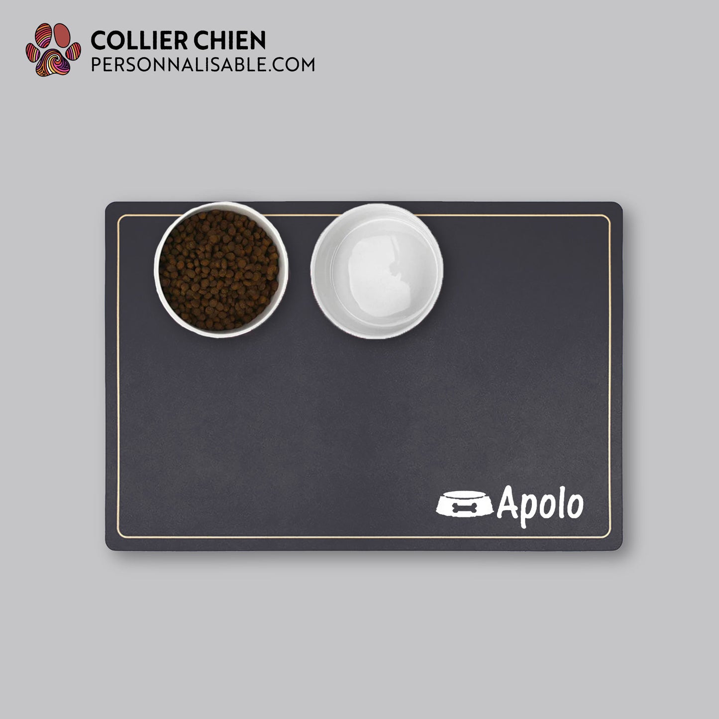 GOURMET ZEN - Tapis anti-éclabousure rectangle chic