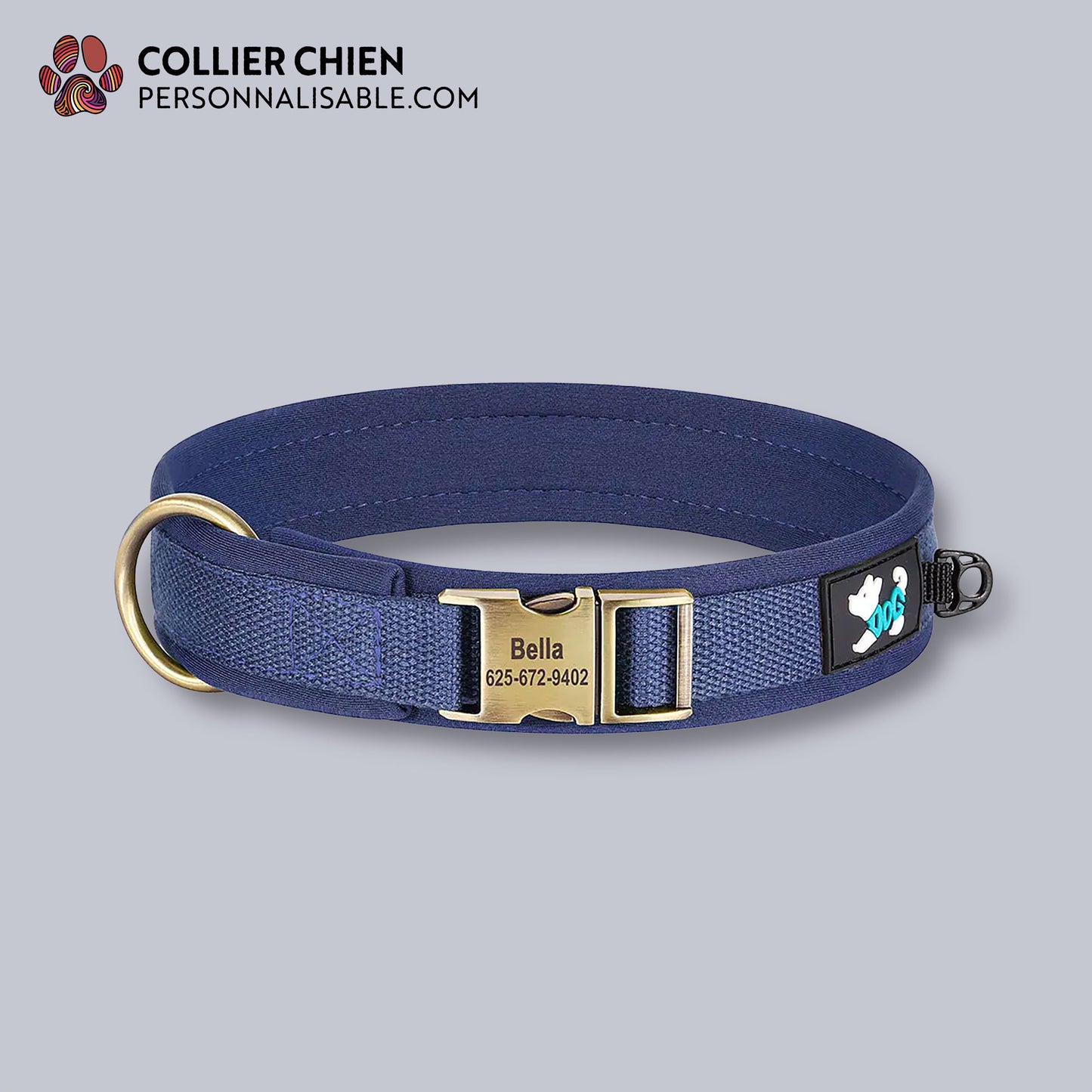 NOMADE - Collier nylon doublé