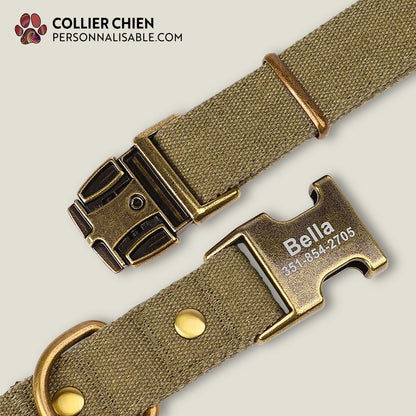PATHFINDER - Collier pour chien personnalisé en nylon simple