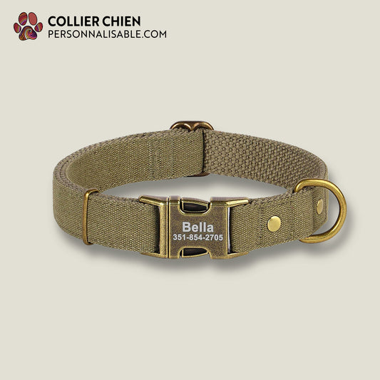 PATHFINDER - Collier pour chien personnalisé en nylon simple