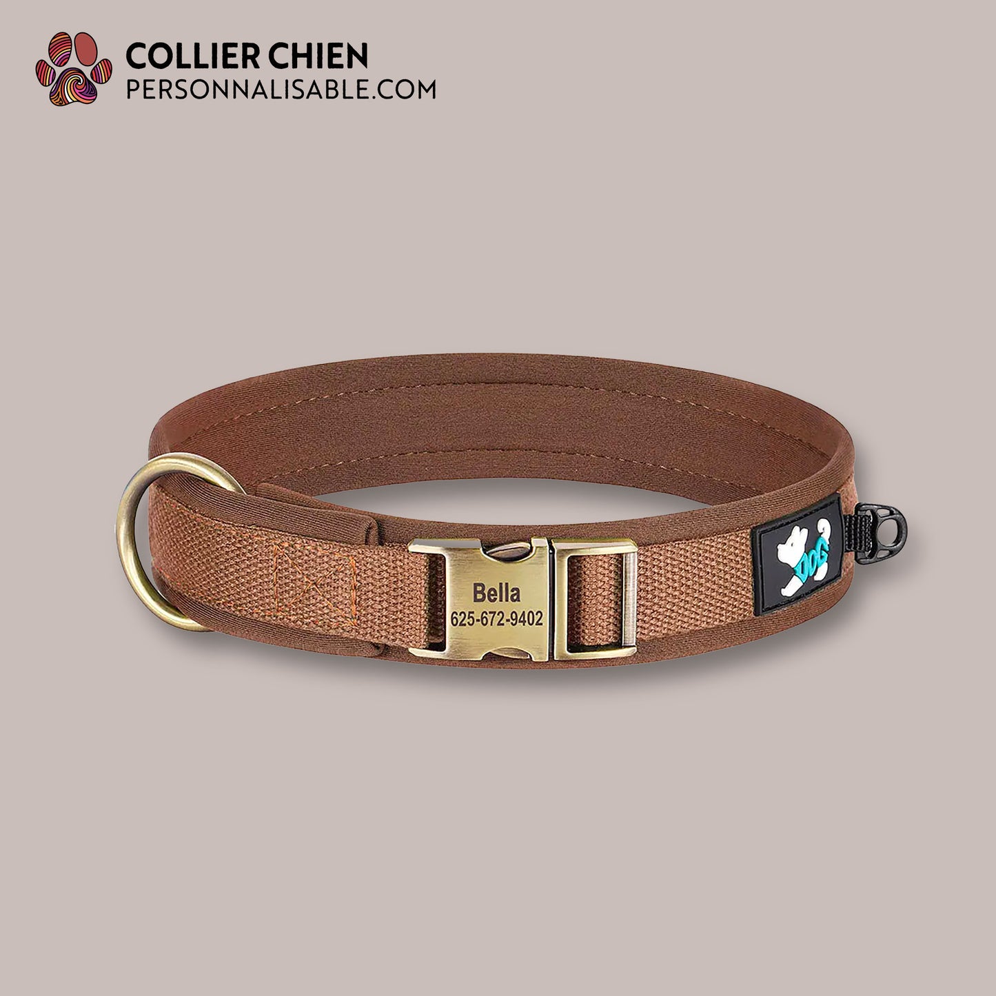 NOMADE - Collier nylon doublé