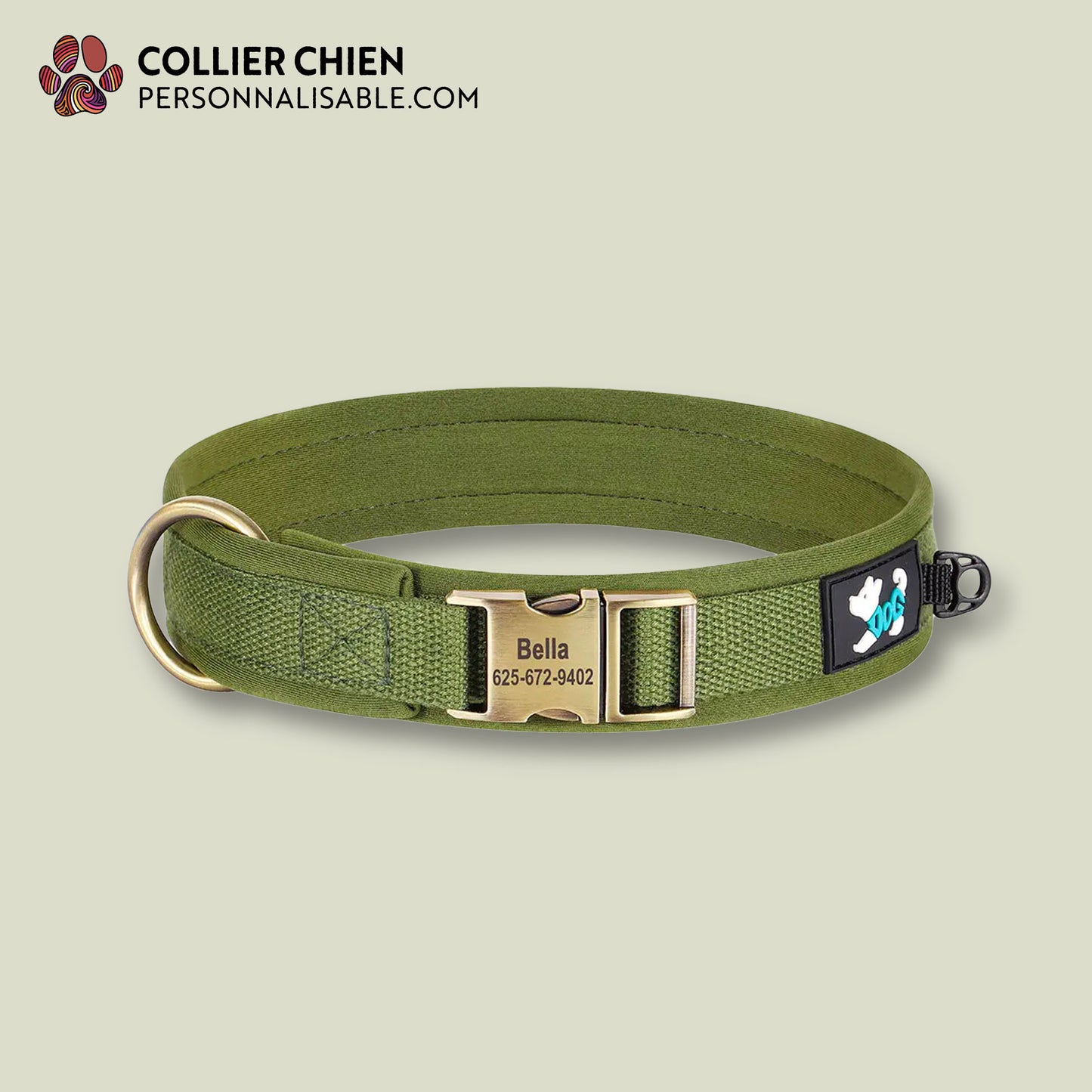 NOMADE - Collier nylon doublé