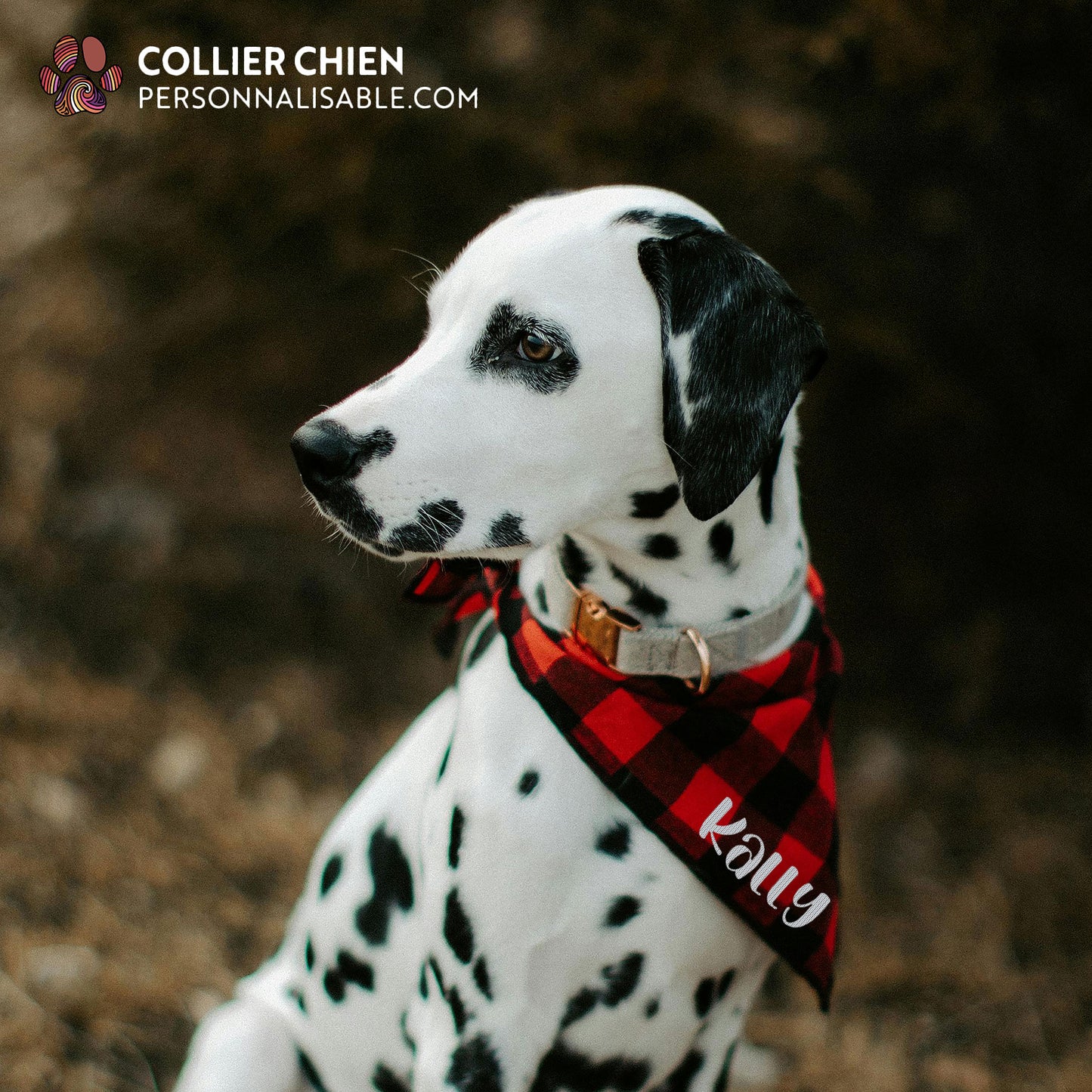 BANDIT ! - Le Bandana brodé 100% Coton